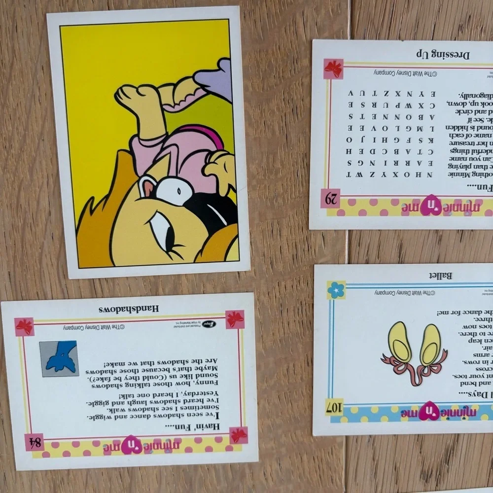 Disney Minnie n’ Me Impel 1991 Collectors Cards